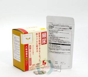 Cracie (八味地黄丸) Hachi-mi-ji-o-gan for frequent urination (pollakiuria) and nocturia