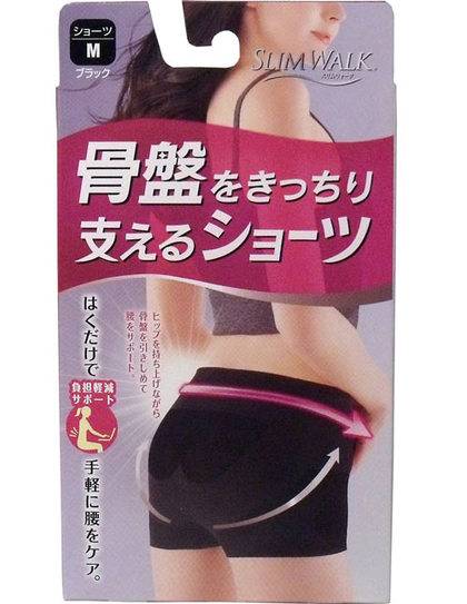 Slim Walk Pelvis Support Shorts Black (1 Piece)_0