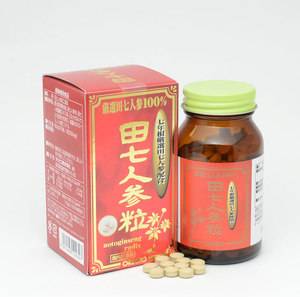 Denshichi Ginseng (Notoginseng) in capsules