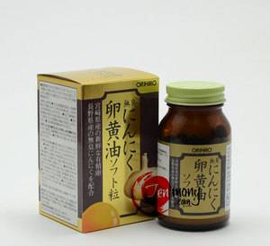 Odorless garlic extract and egg yolk oil soft capsules